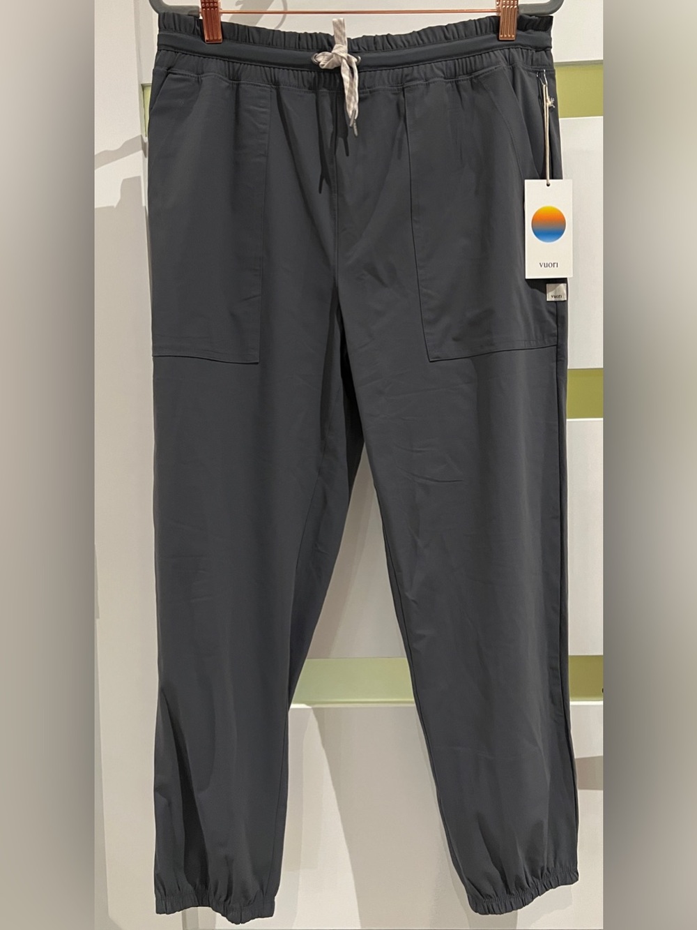 New With Tags Vuori Miles Jogger - Azure / Blue Grey - Women's Large NWT